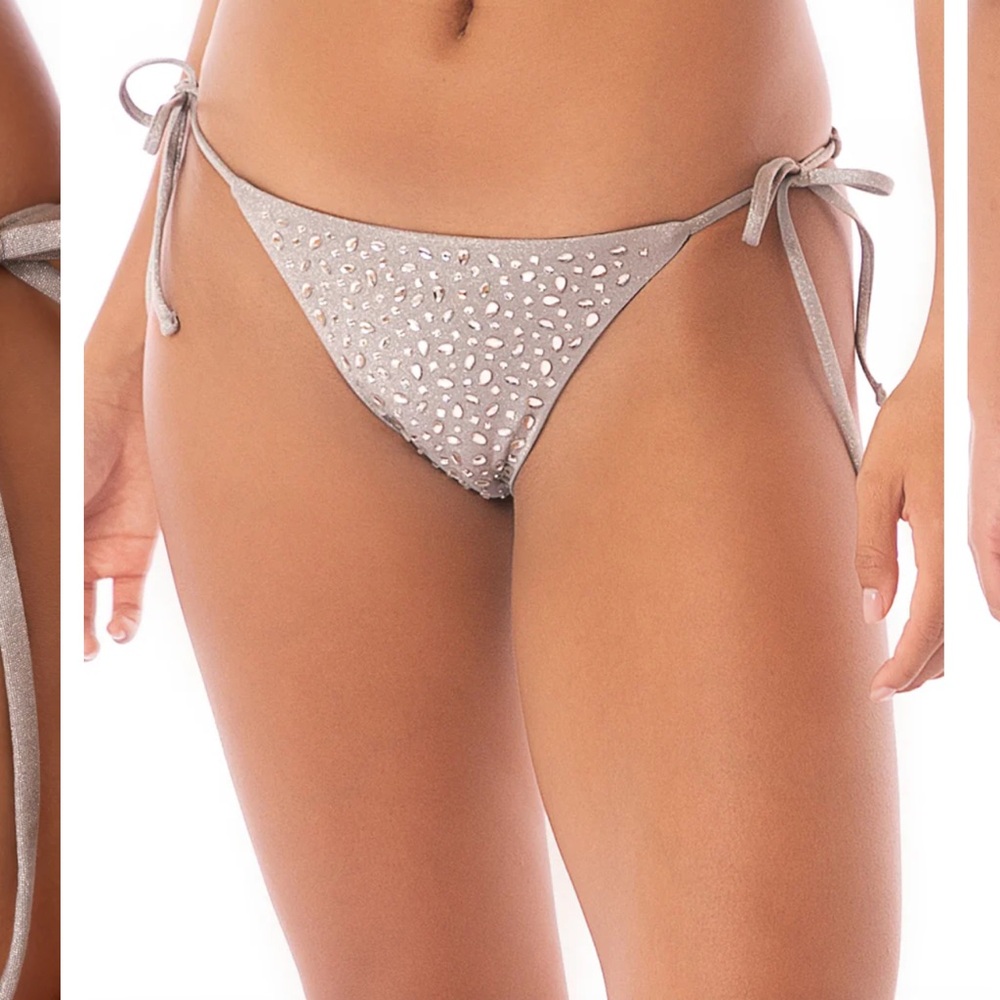 MAAJI Smokey Silver Sunning Lowrise Bikini Bottom -NWT
